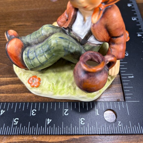 Vintage 1976 Hummel Figurine - Coffee Break - Goelbel Club Exclusive TMK-6 - Picture 9 of 12